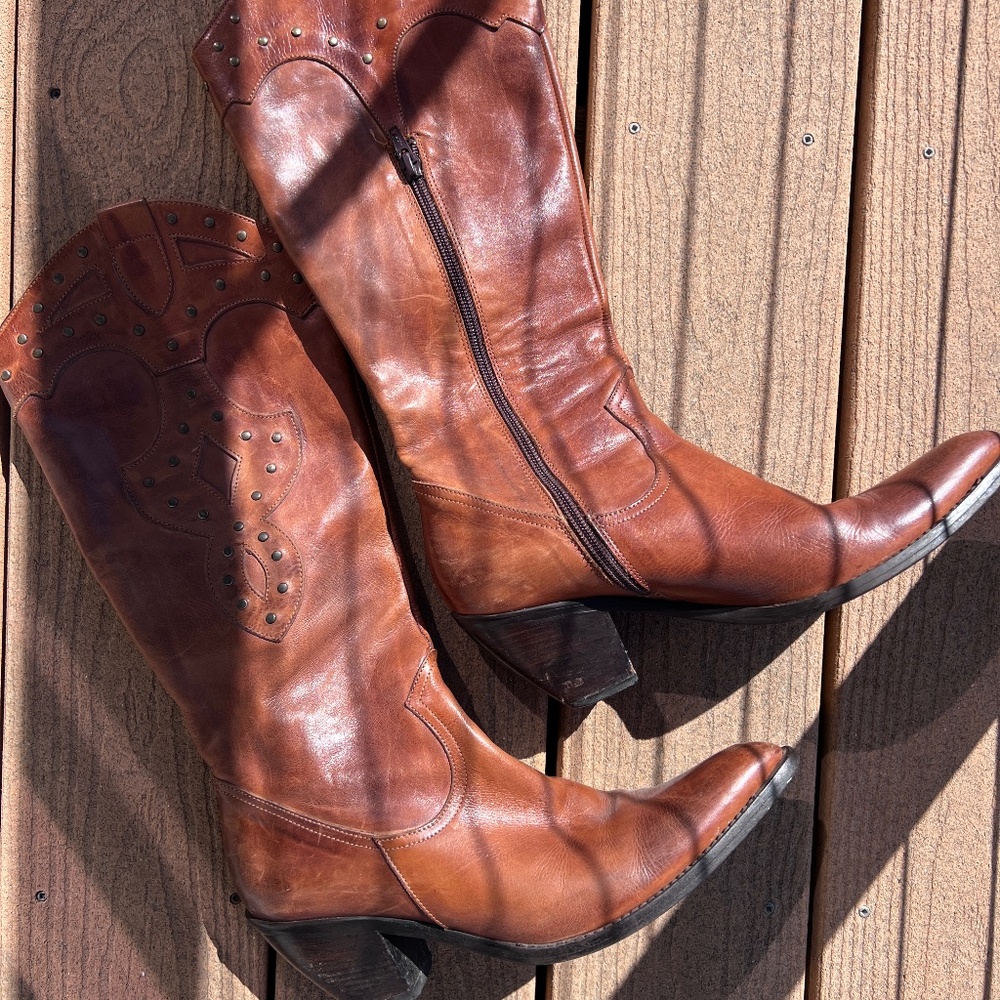 Italian Cowboy Style Boots
